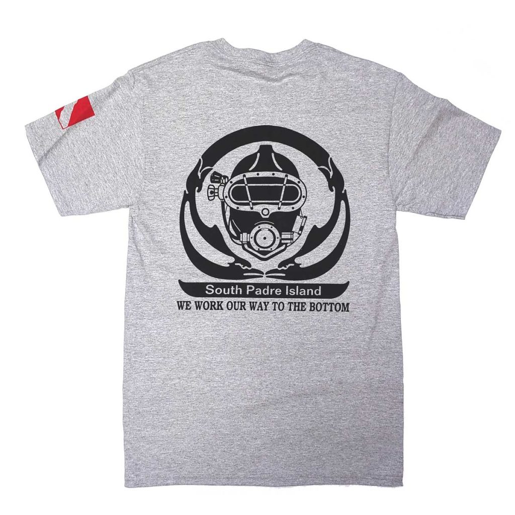 American Diving Logo T Shirt back